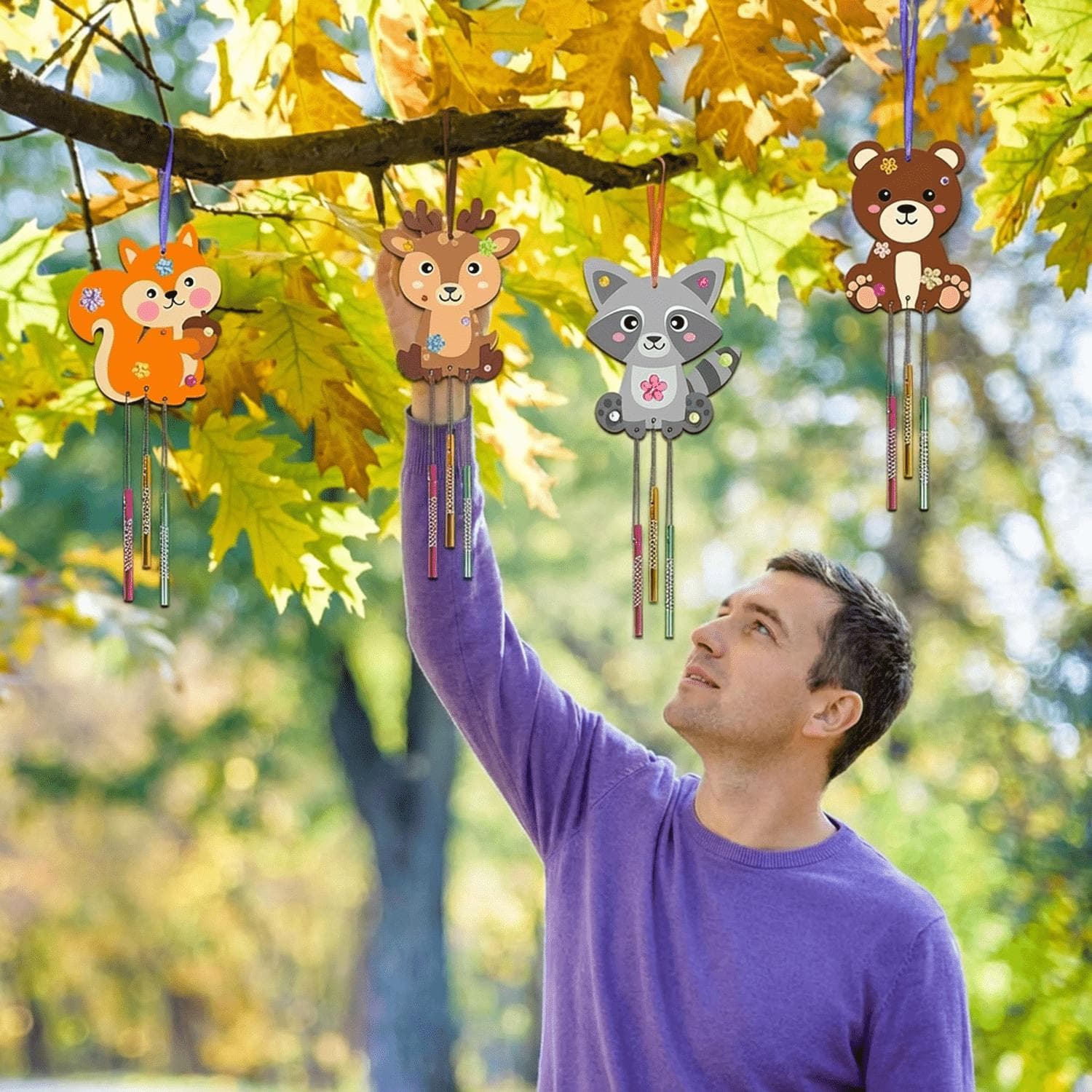 Bastelset Herbst-Windspiele