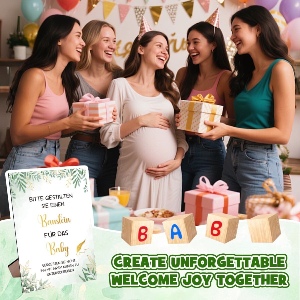 Erinnerungswürfel zur Babyparty