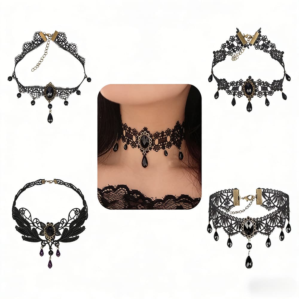 Gothic-Halsketten-Set