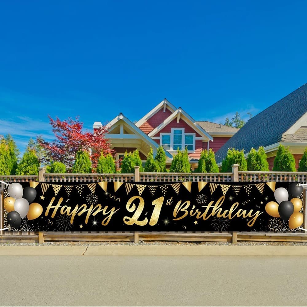 Banner zum 21. Geburtstag