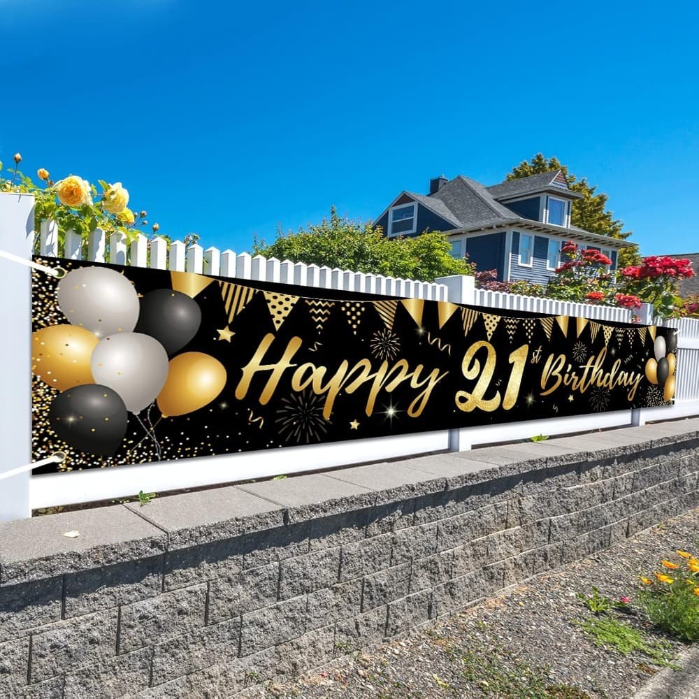 Banner zum 21. Geburtstag