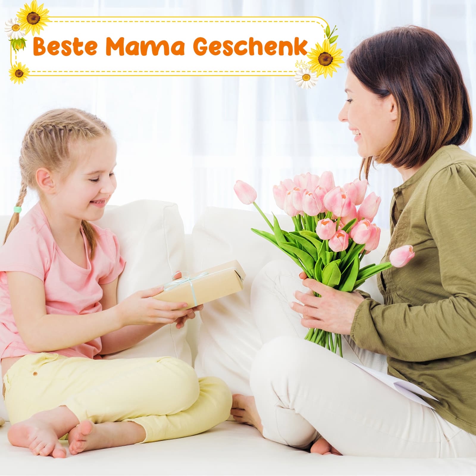 Acryl-Figur „Mama“ mit Schmetterling