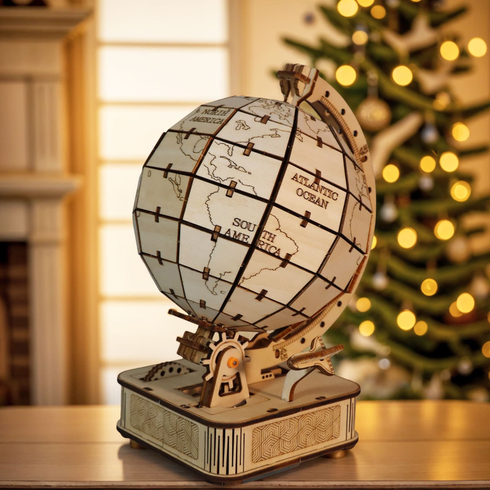 3D-Holzpuzzle Globus