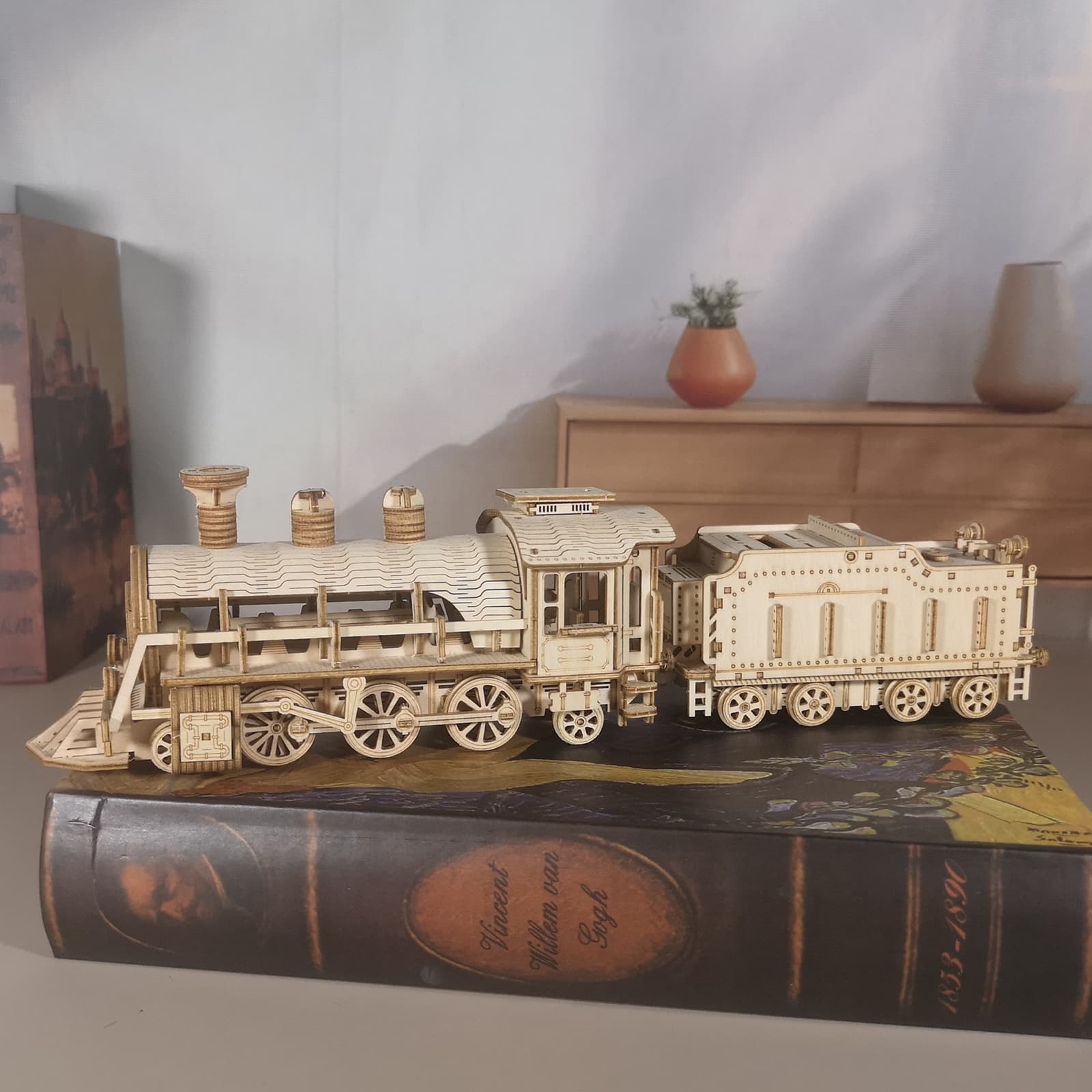 3D-Holzpuzzle Lokomotive
